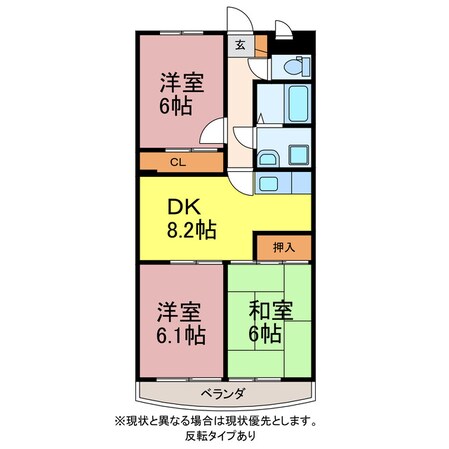 サンアルカディアＳの物件間取画像